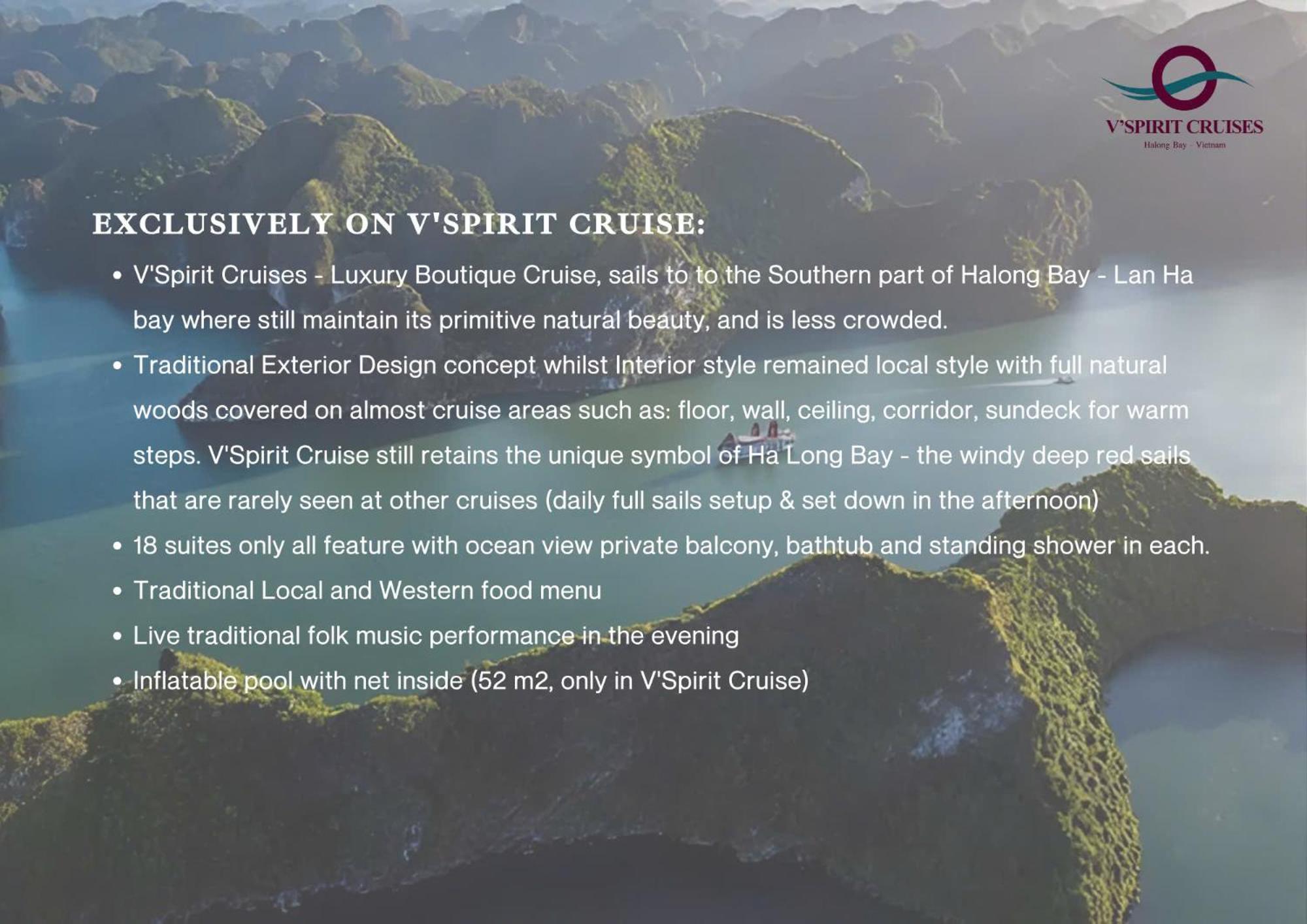 V'Spirit Cruise Hotel Ha Long Bagian luar foto